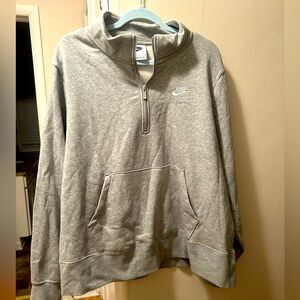 Nike sweatshirt; gray; size 2xl